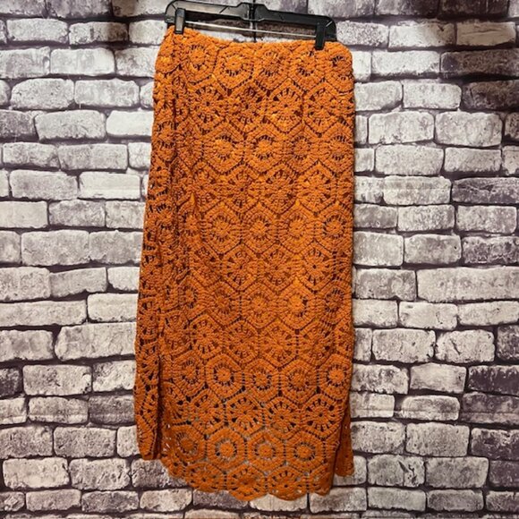 Soft Surroundings NWT Crochet Wrap Skirt Size L - Picture 5 of 8
